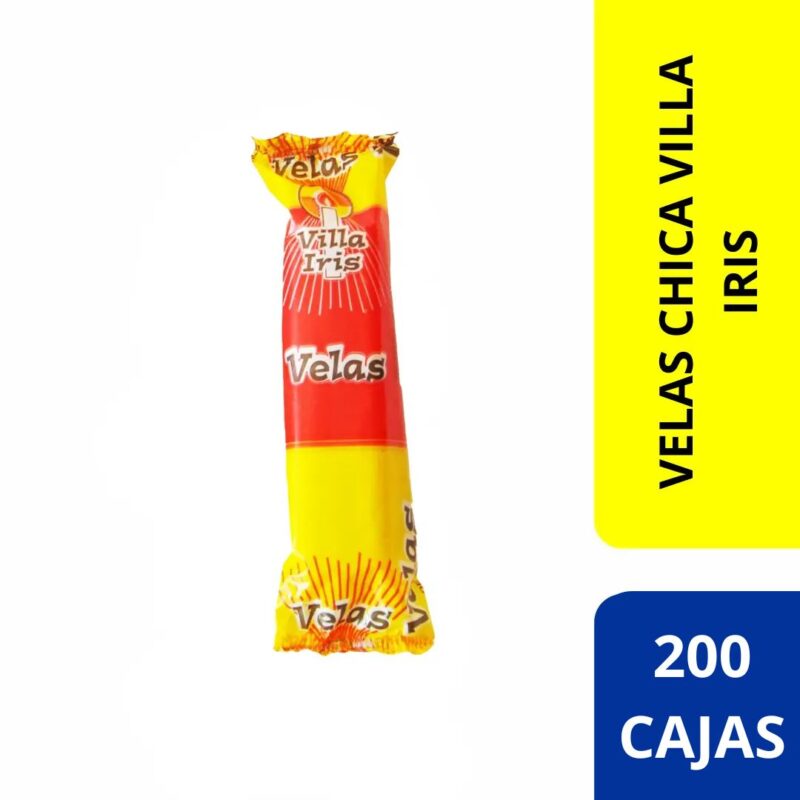 Velas Blancas Villa Iris - Tamaño Chico x 4 Unidades (PALLET)